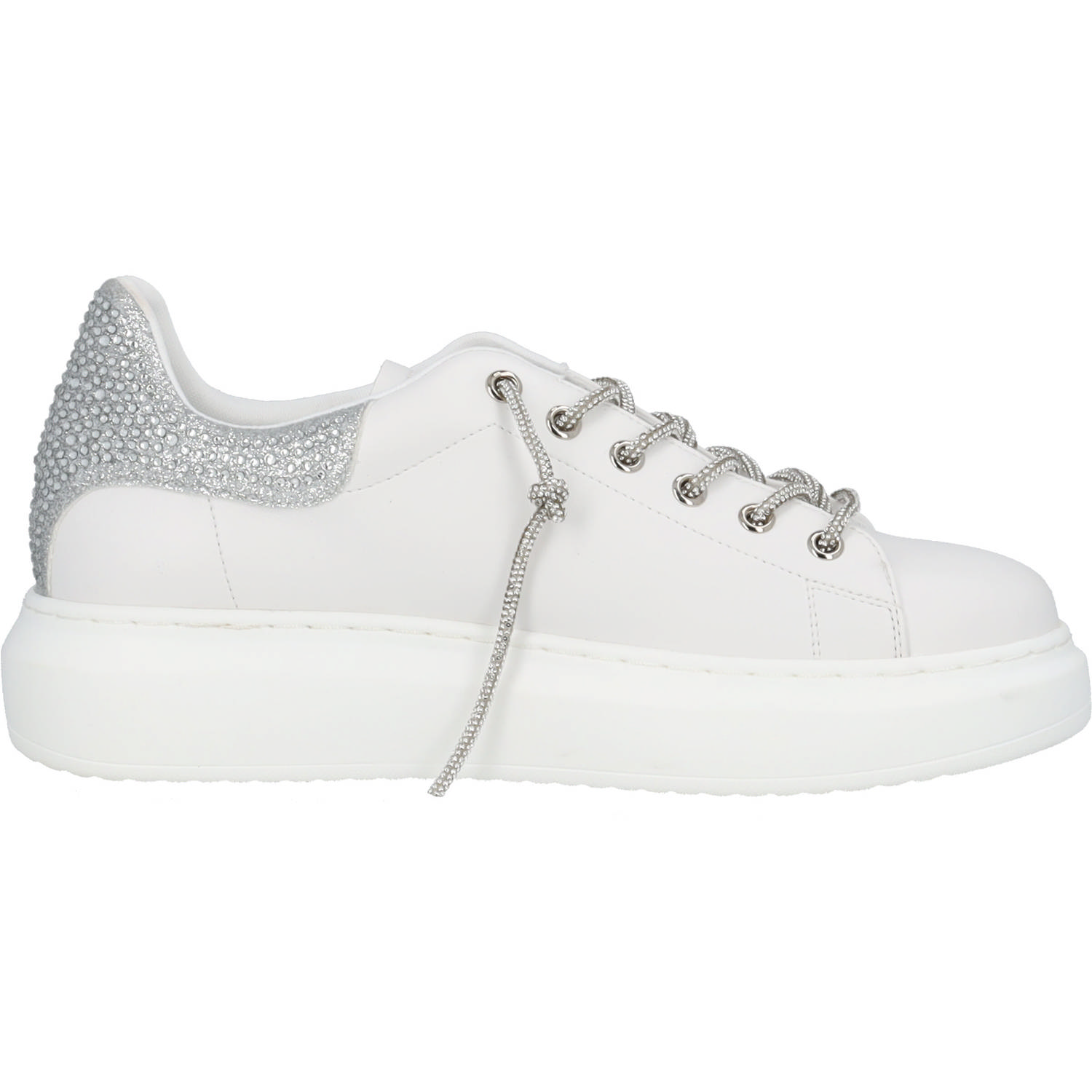 Palado Rugu by Sila Sahin, Sneakers Low, Damen, Weiß/Silber