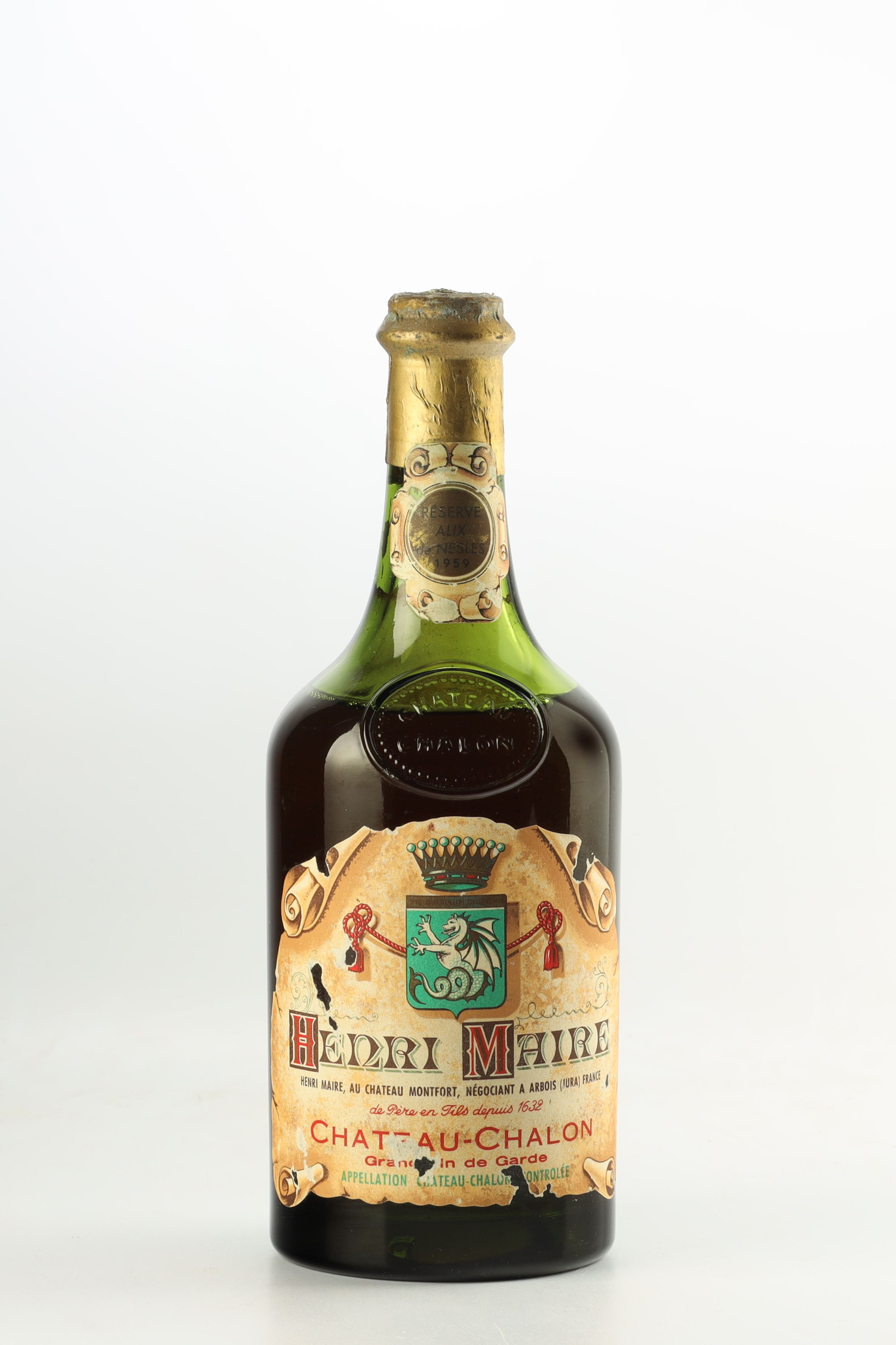Château Chalon Réserve Alix De Nesles 1959, Château Chalon