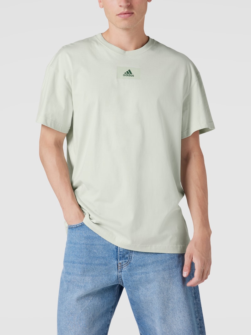 T-Shirt mit Logo-Print in mint
