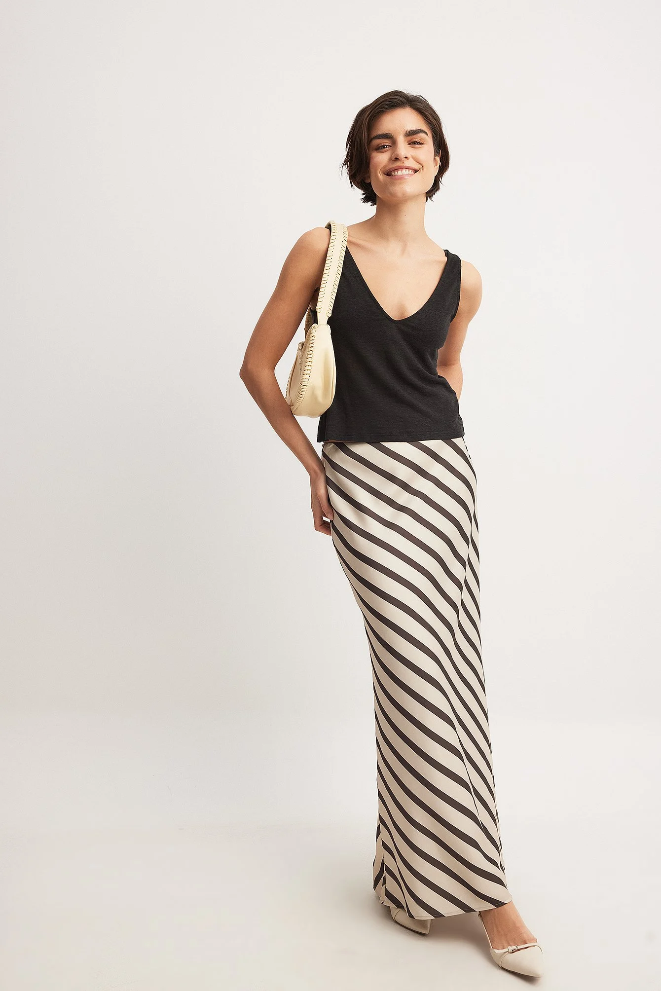 Mermaid Shape Maxi Skirt
