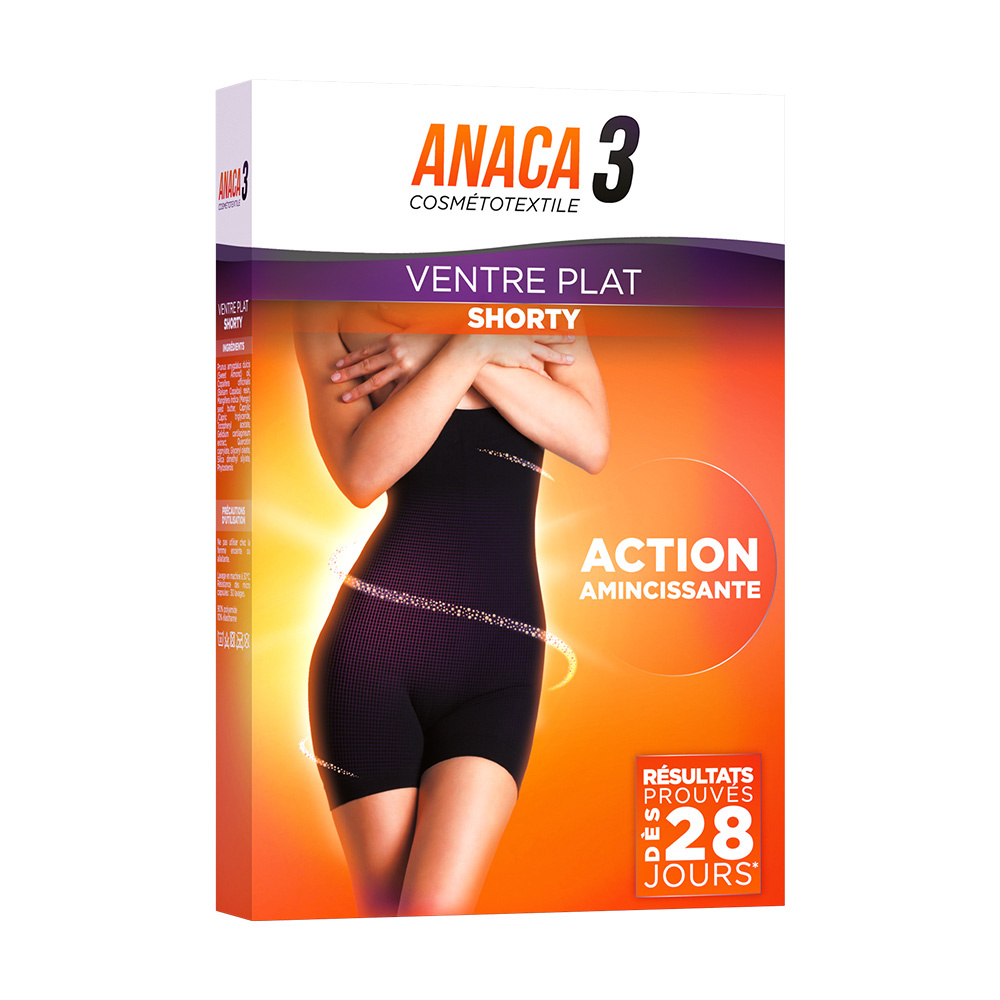 anaca3 ANACA3 SHORTY VENTRE PLAT L/XL Cosmétotextile