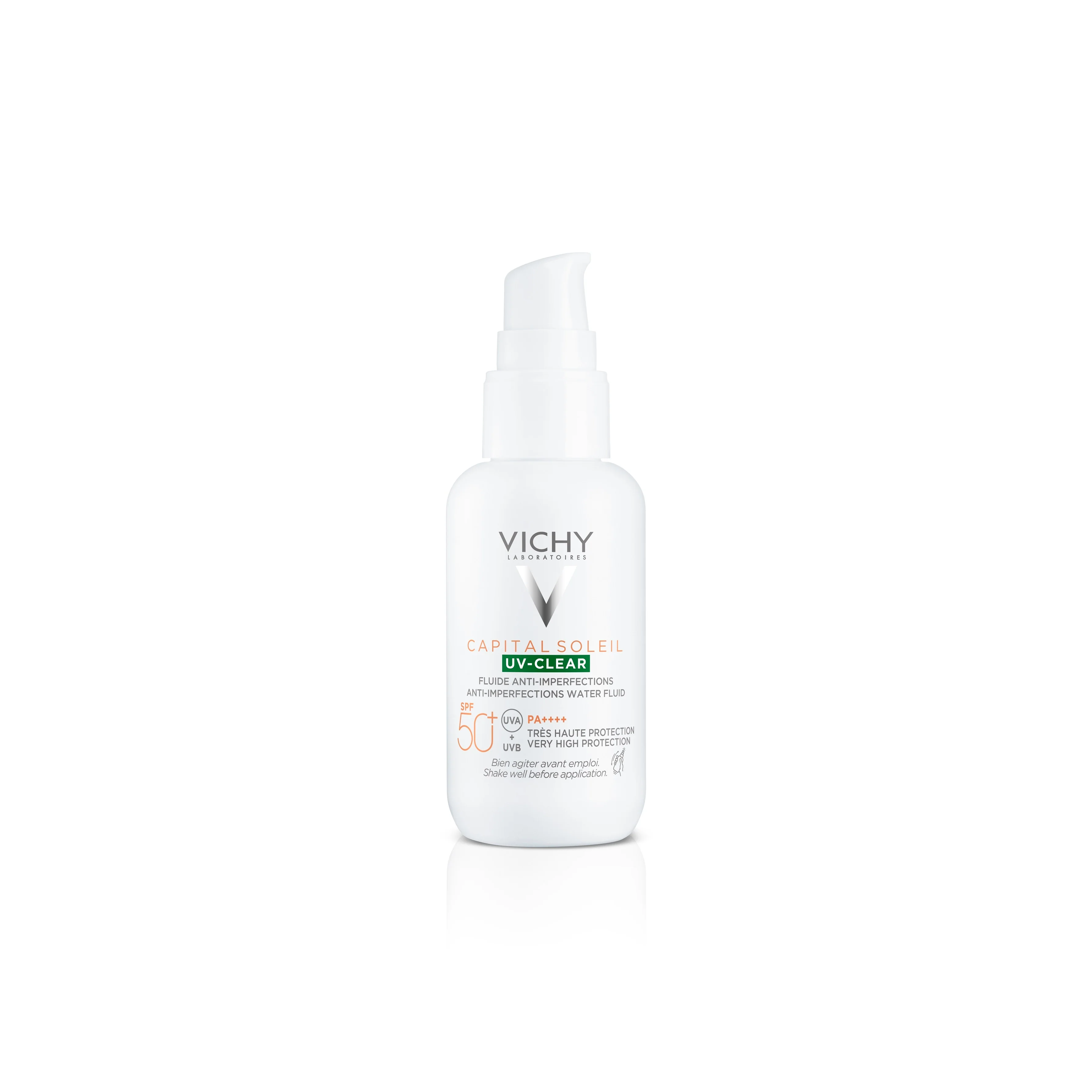 Capital Soleil UV-Clear fluid protiv nepravilnosti SPF50+ - Dnevna krema protiv nepravilnosti, zaštitni tretmani