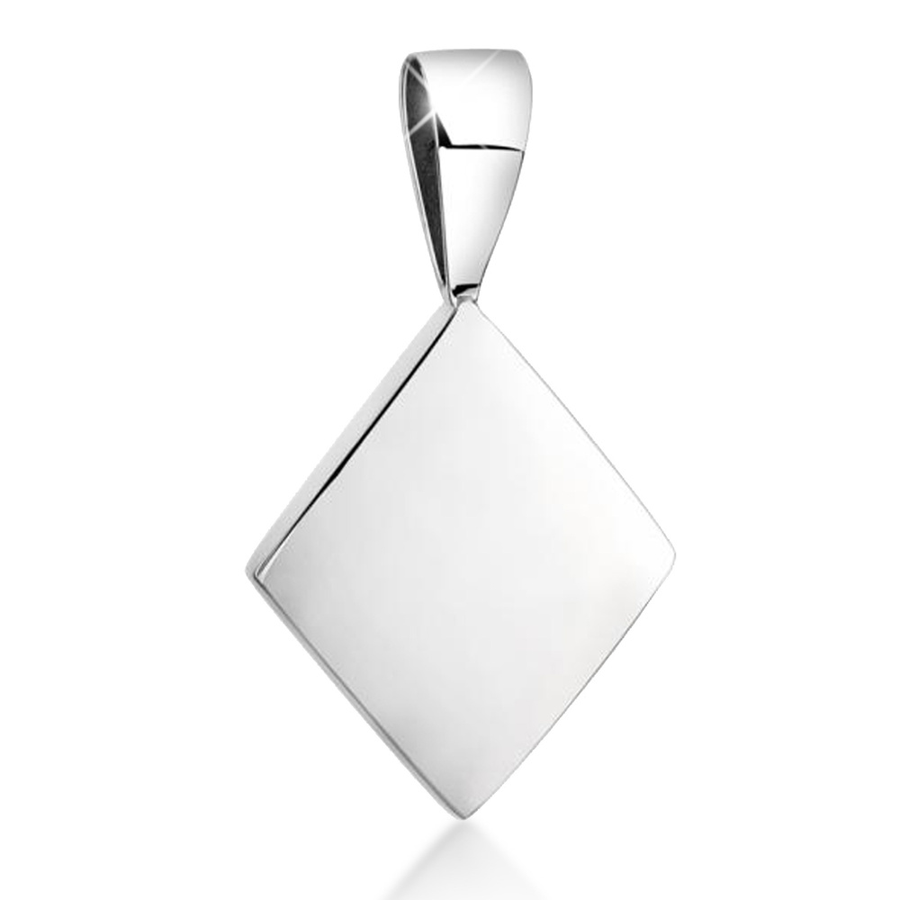Nenalina Nenalina Pendentif Femmes carré pendentif Géo en argent sterling 925 Pendentif