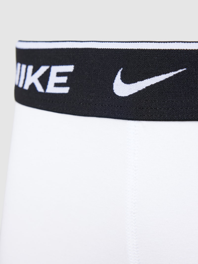 Trunks mit elastischem Logo-Bund in mittelgrau meliert
