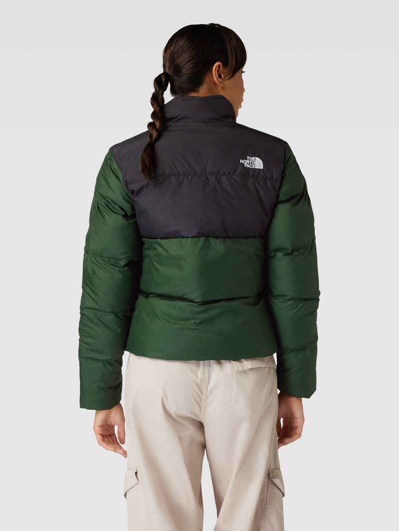 Steppjacke in Two-Tone-Machart Modell 'Saikuru' in dunkelgrün