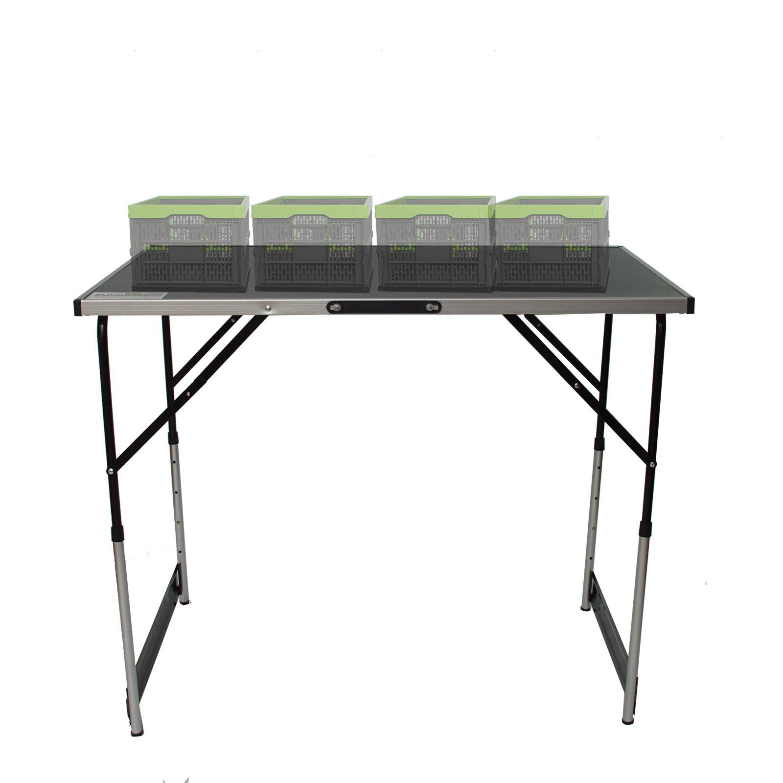TRUTZHOLM Klapptisch Multifunktionstisch Flohmarkttisch 3er Set Markttisch Klapptisch Tapez (Set, 3-St)