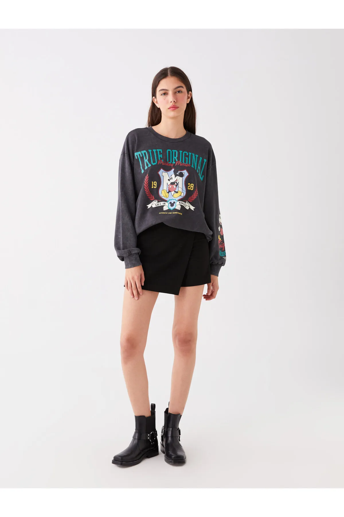 LC Waikiki  Gerader Shorts-Rock mit Reißverschluss für Damen