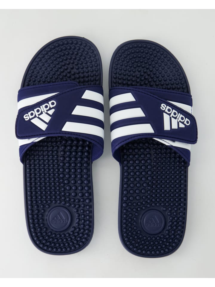 adidas Pantoletten in Blau günstig kaufen
