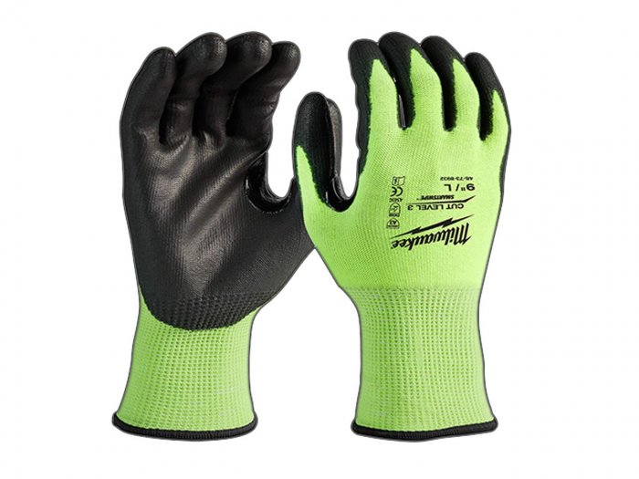 Milwaukee Accessories 4932478134 Huomioväriset työkäsineet, leikkausluokka 3/C - XXL/11 - 1 pari