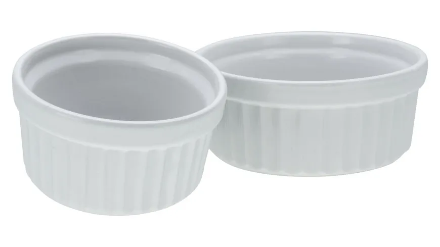 CreaTable Auflaufförmchen Ø10cm weiß