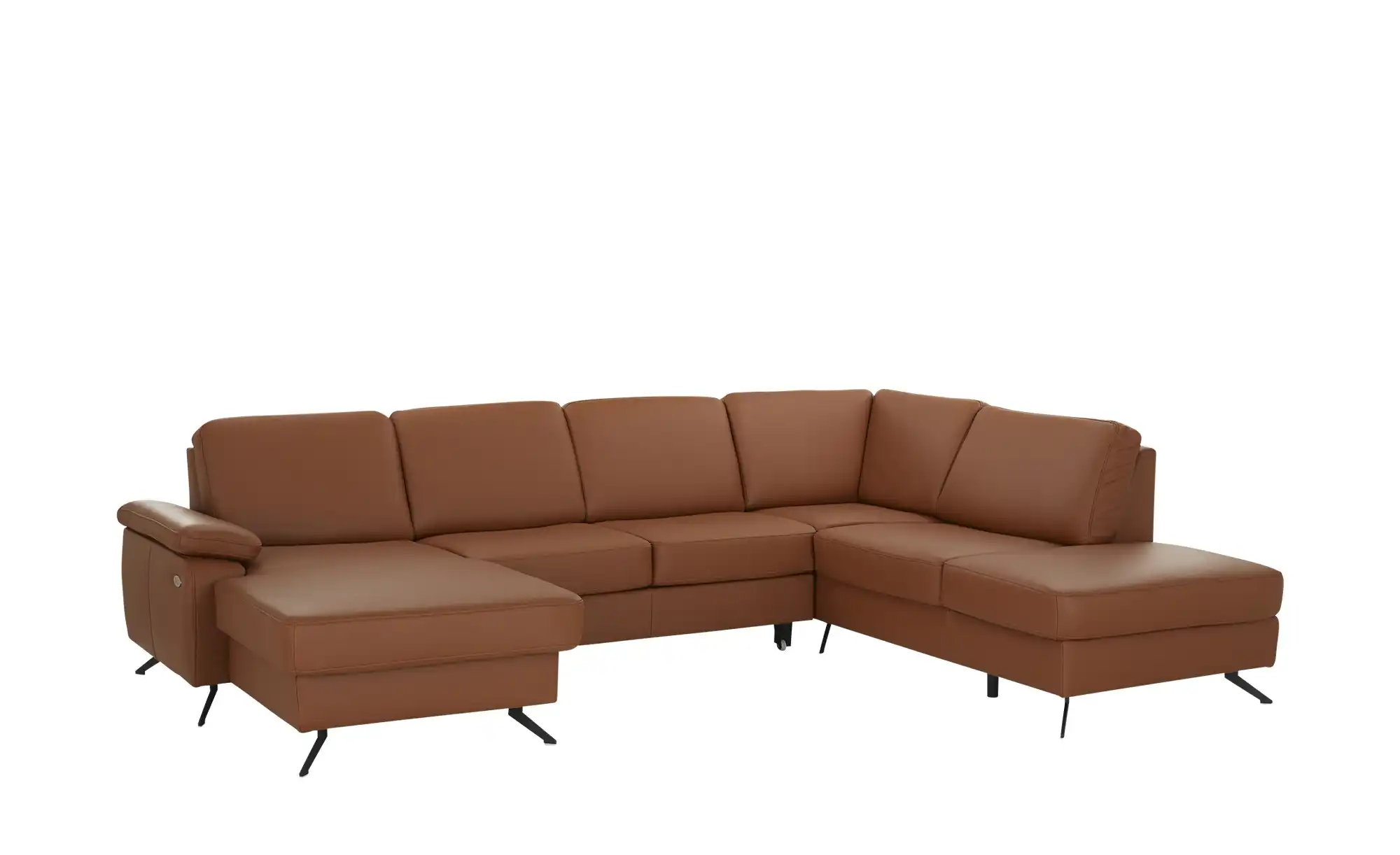 Kollektion Kraft Wohnlandschaft mit Sitz- und Rückenbezug aus Leder Kathi