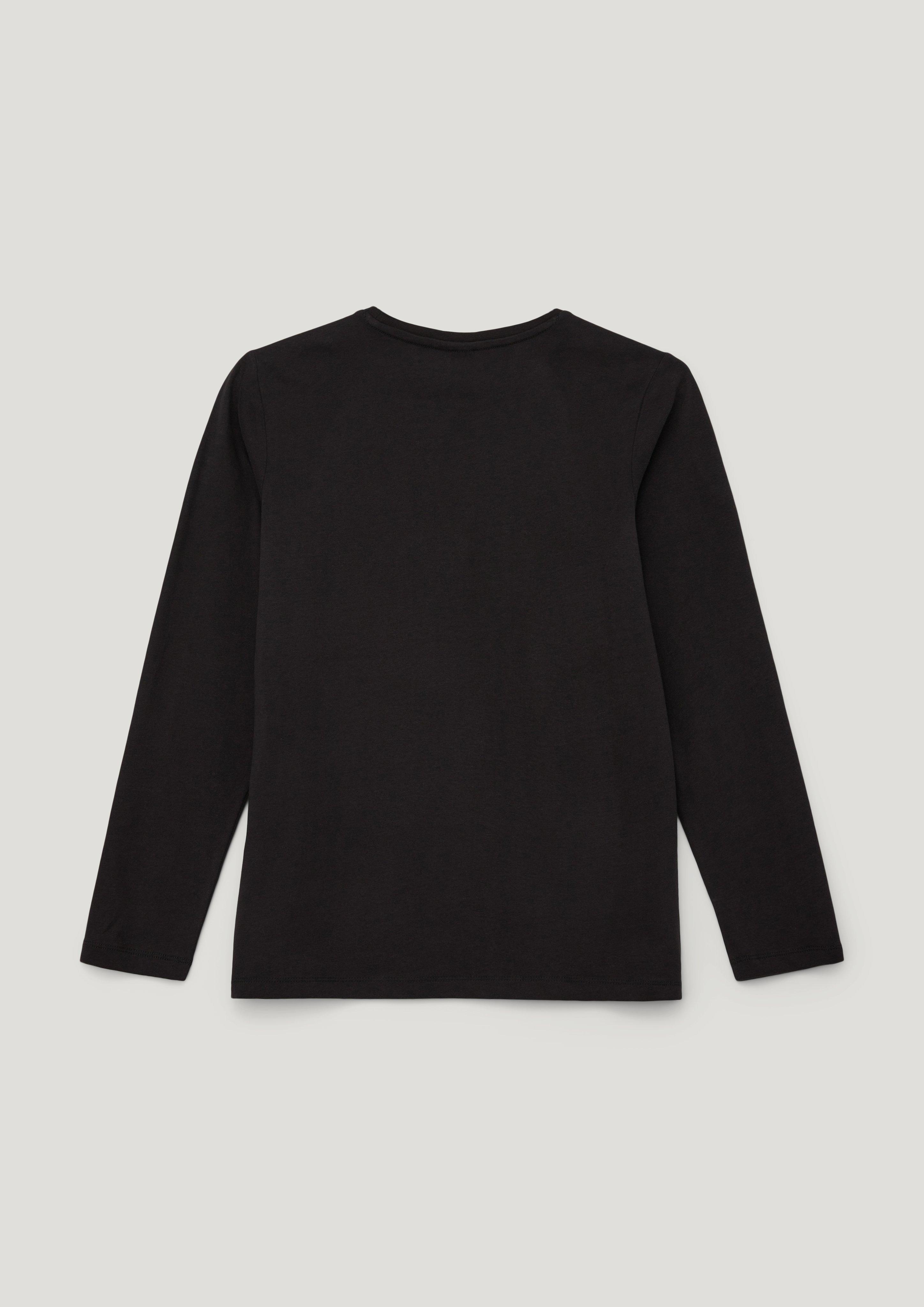Longsleeve mit gummiertem Print  2134016-9999