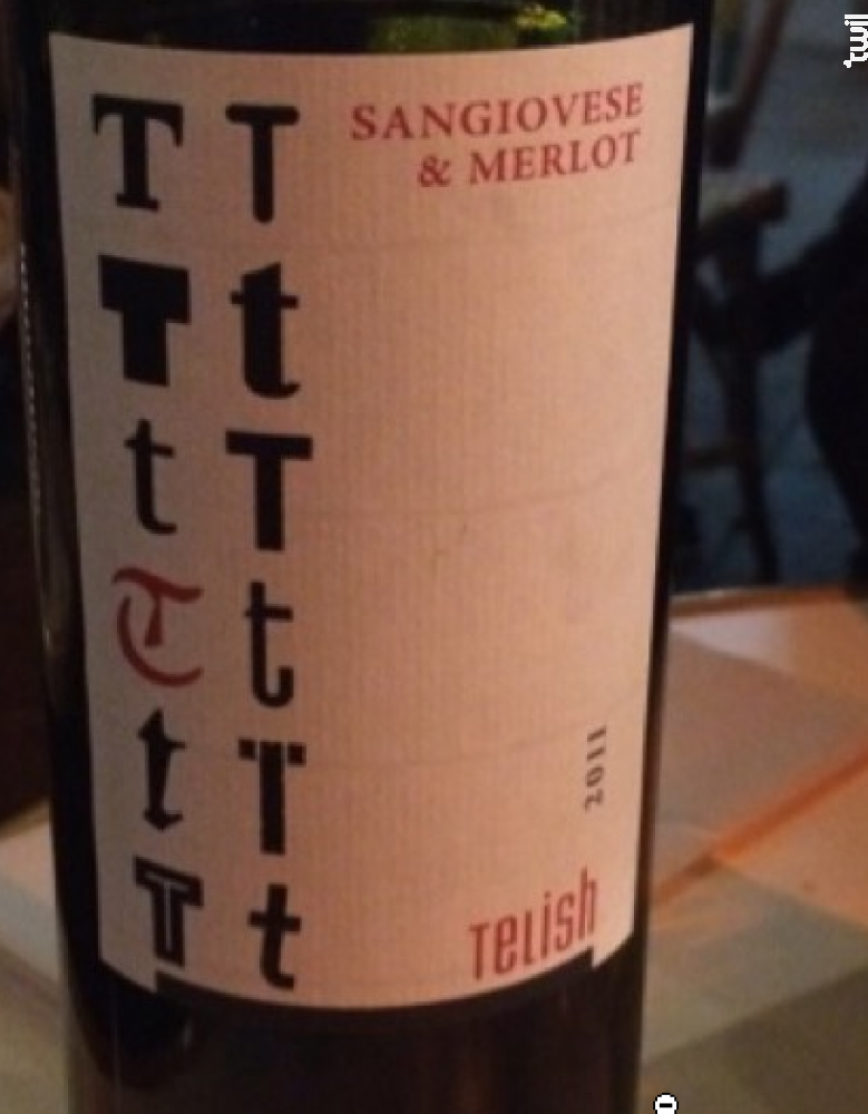 Telish - T T T Telish Vin Rouge●Les plaines du Danube 2018 75cl