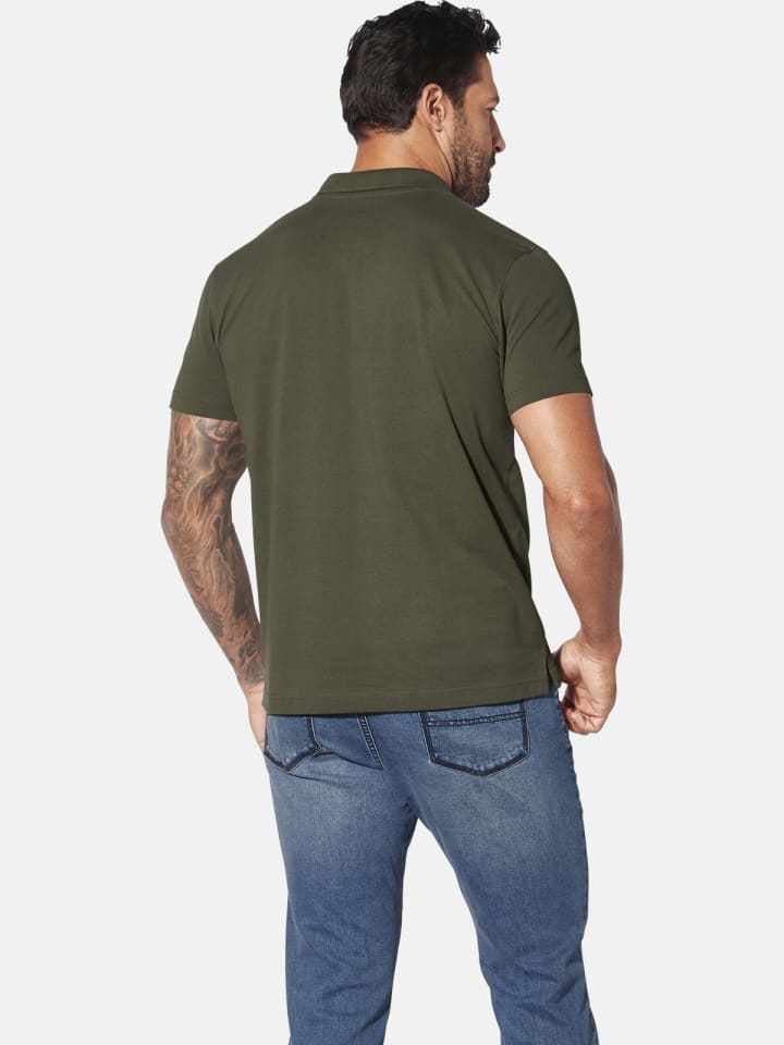 Jan Vanderstorm Poloshirt JAKOV in oliv günstig kaufen