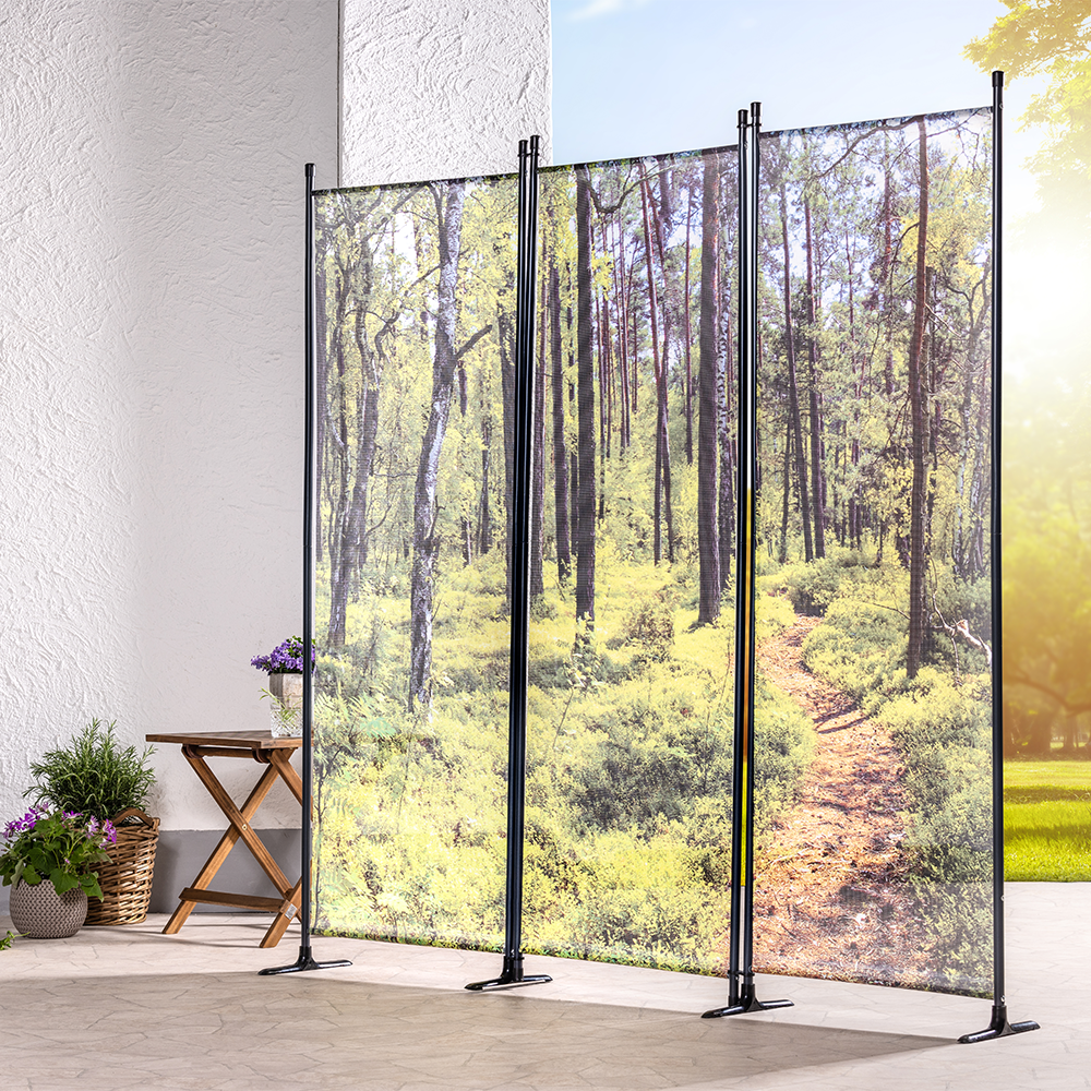 Westerholt Paravent mit Fotodruck Wald