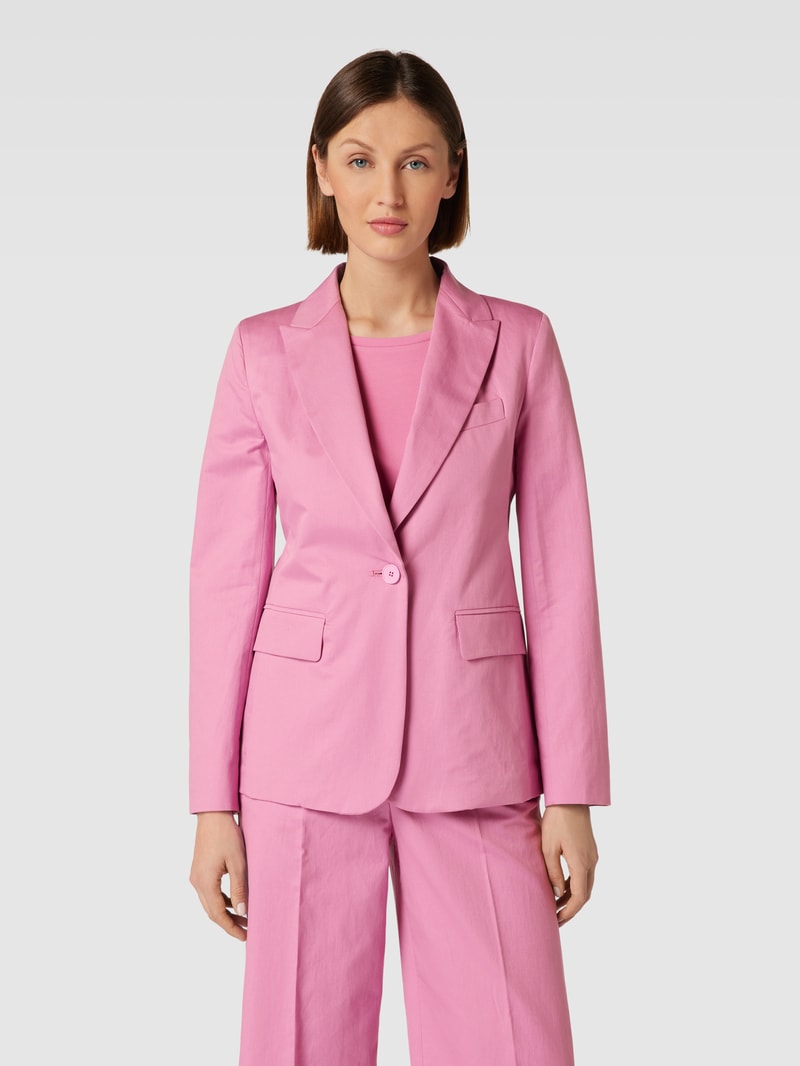 Blazer mit Brustleistentasche in flieder