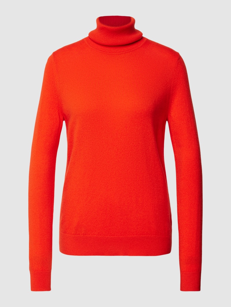 Longsleeve aus Kaschmir in kirschrot