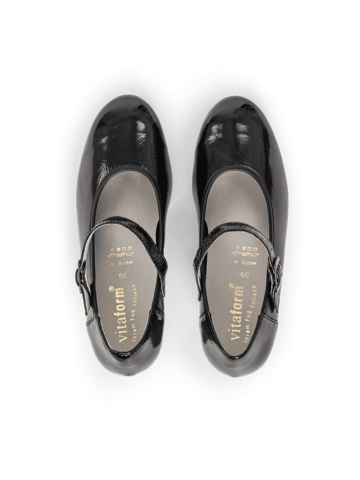 VITAFORM Hirschleder Pumps in schwarz günstig kaufen