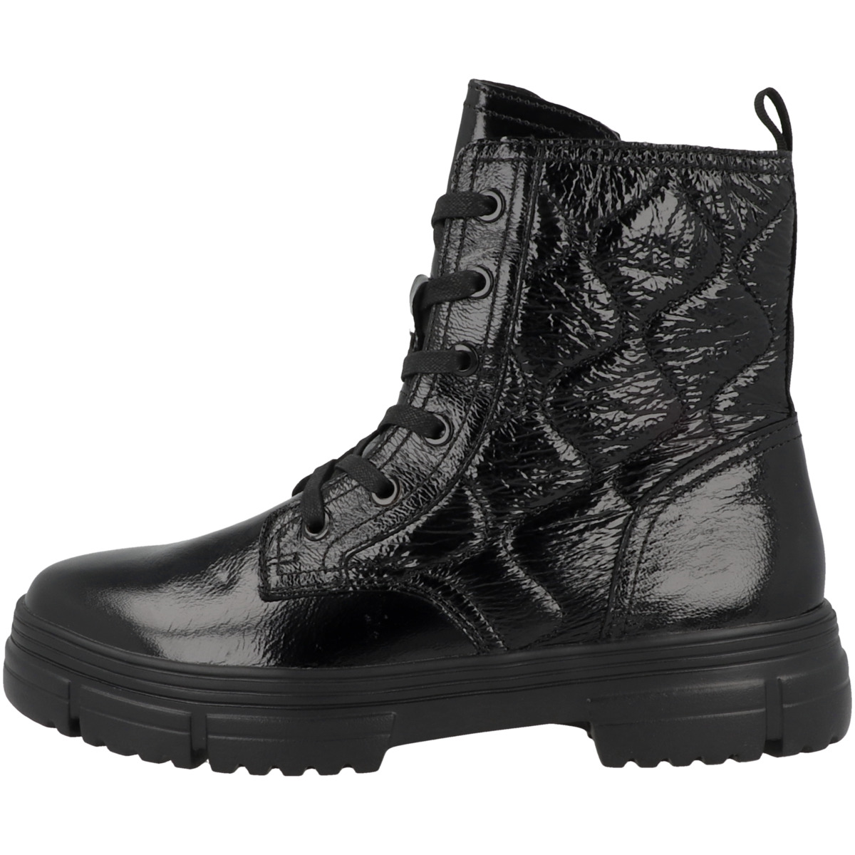 CAPRICE 9-25207-29 Schnürboots schwarz