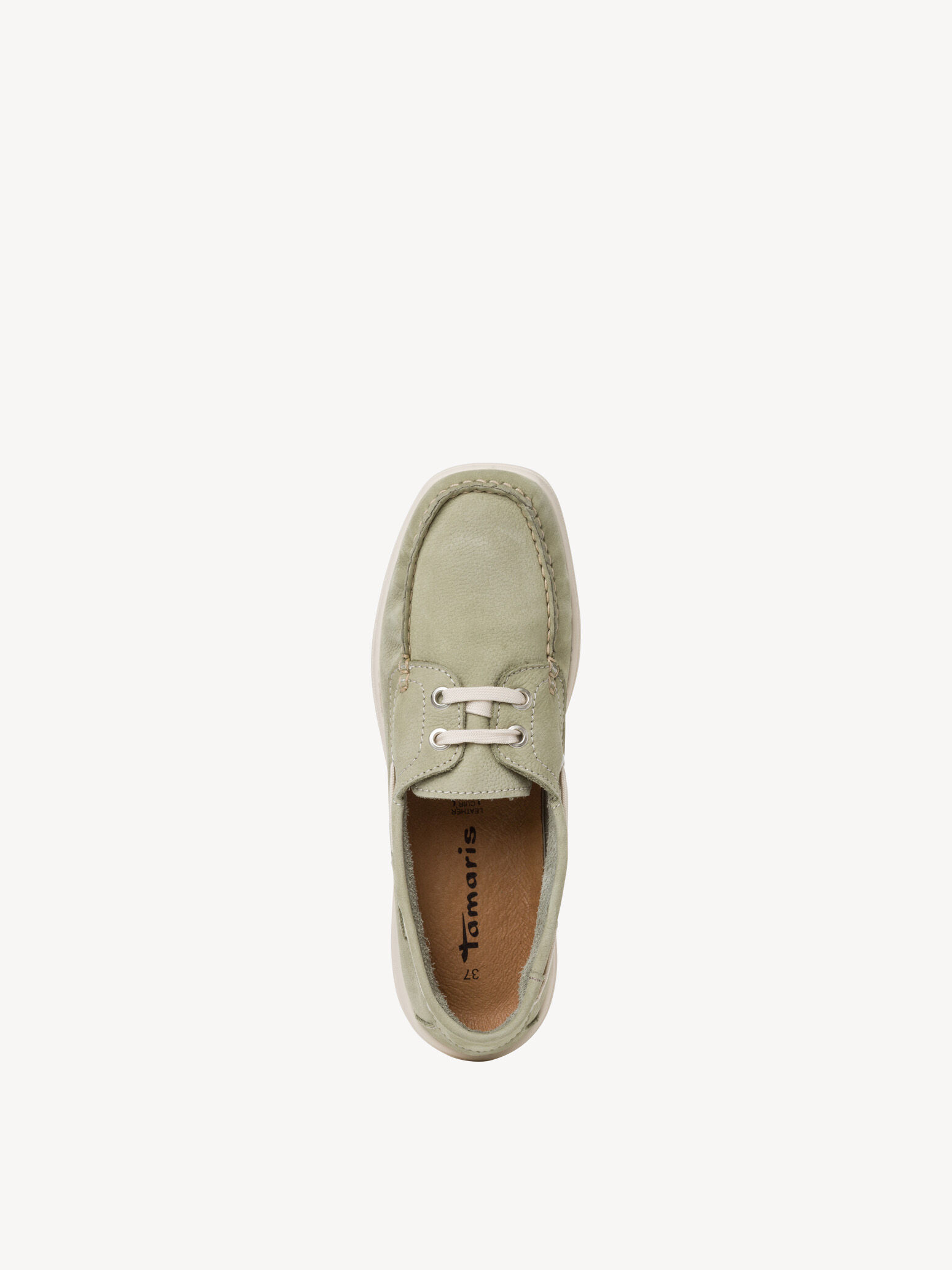 Mocassin en cuir - vert