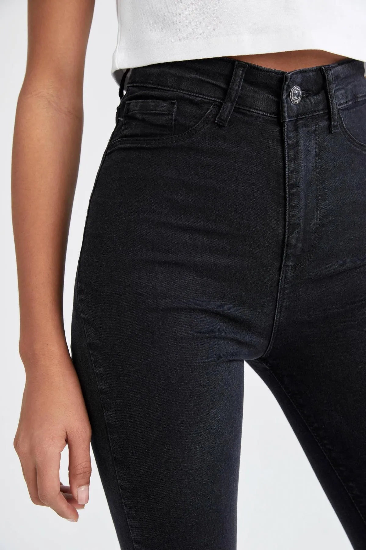 DeFacto  Super Skinny Fit Jeanshose mit hoher Taille
