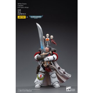 Warhammer 40k Actionfigur 1/18 White Scars Captain Kor'sarro Khan 12 cm