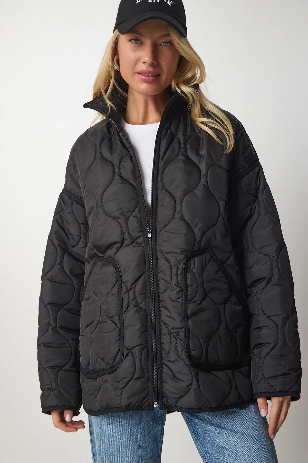 Happiness İstanbul  Winterjacke - Schwarz - Basic