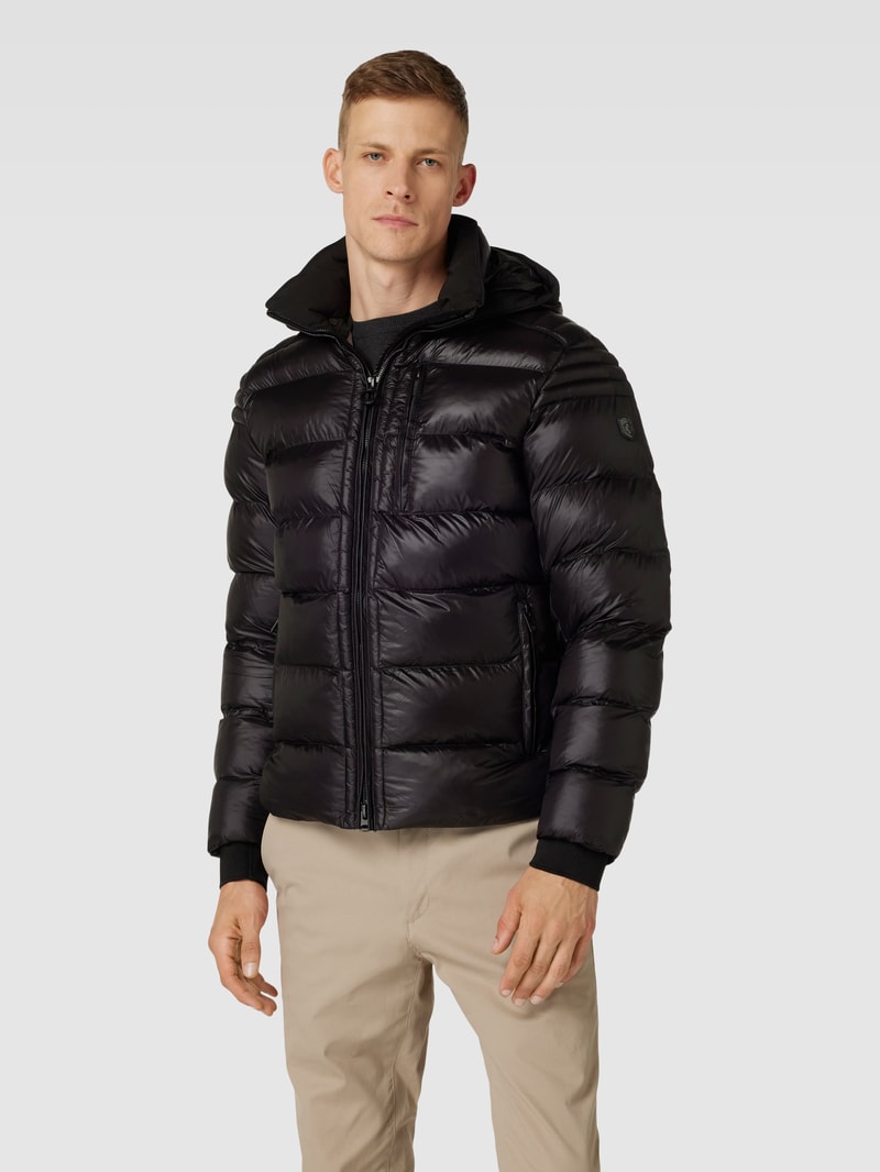 Funktionsjacke mit Steppnähten Modell 'BLACKJACK' in schwarz