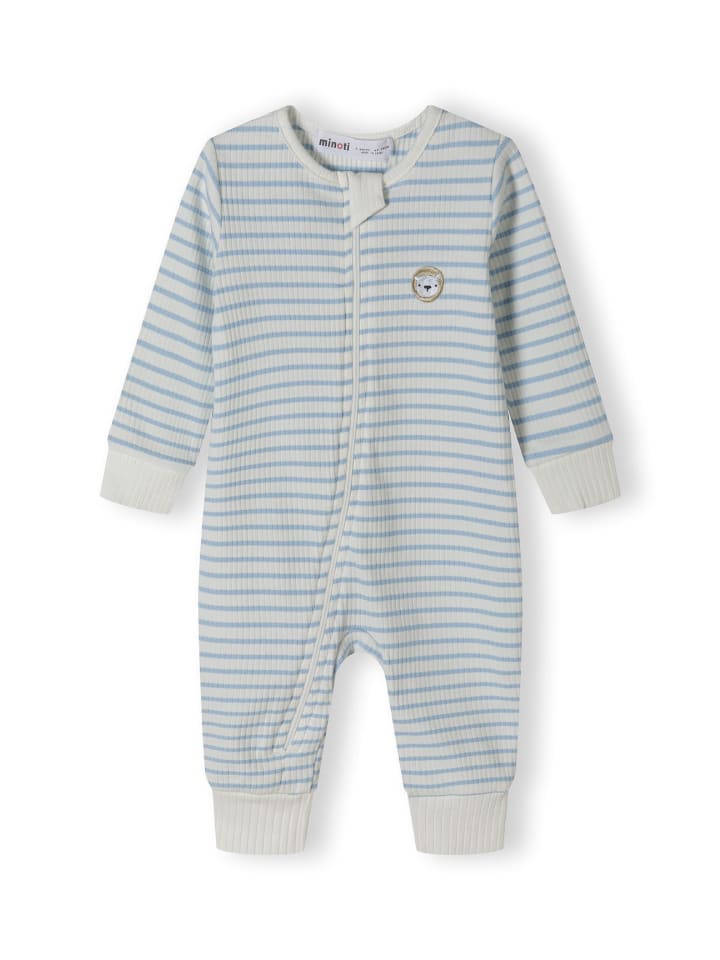 Minoti 3er. Set: Strampler 21babyrib2 in hellblau günstig kaufen 50
