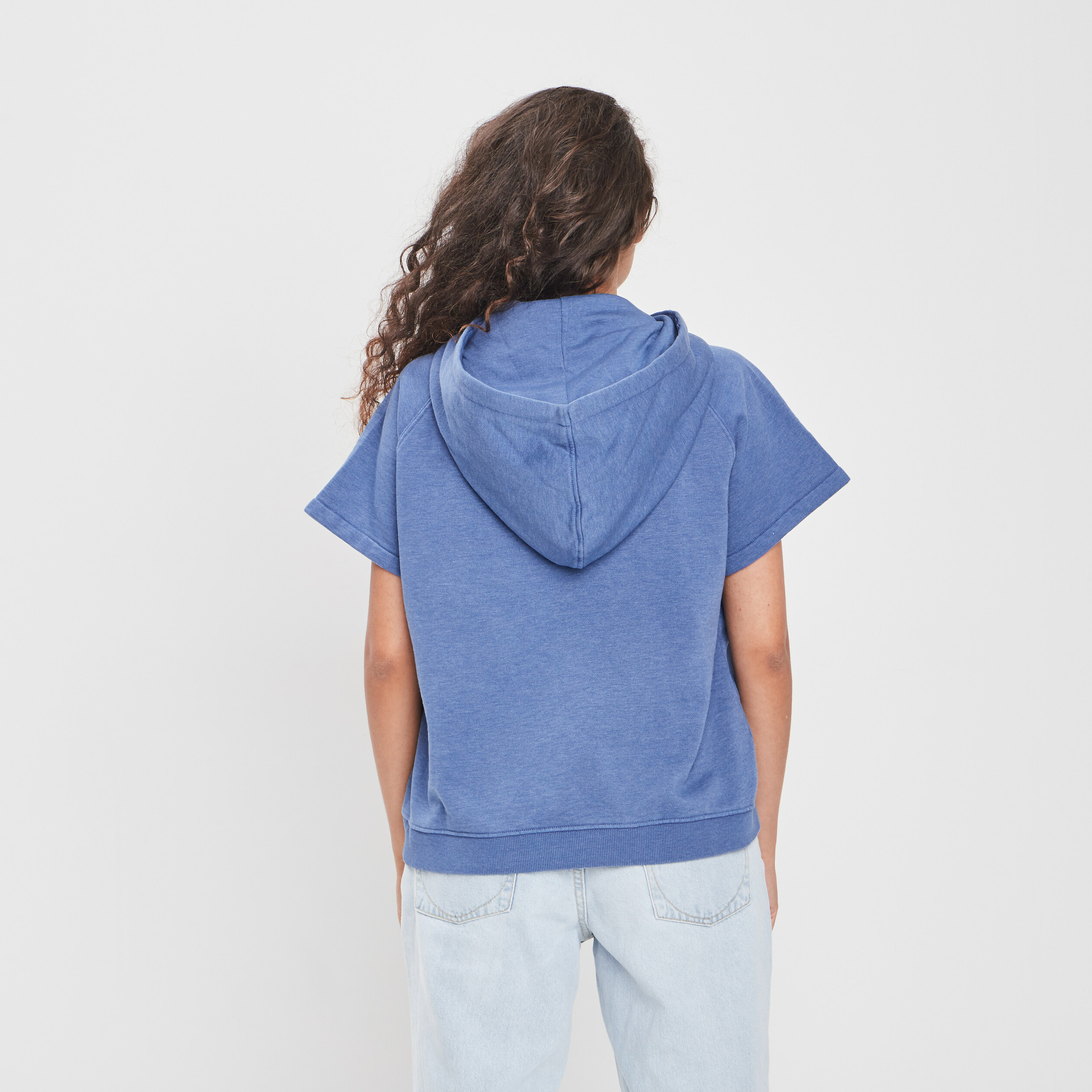 Sweat à capuche hoodie Creeks bleu femme | La Halle