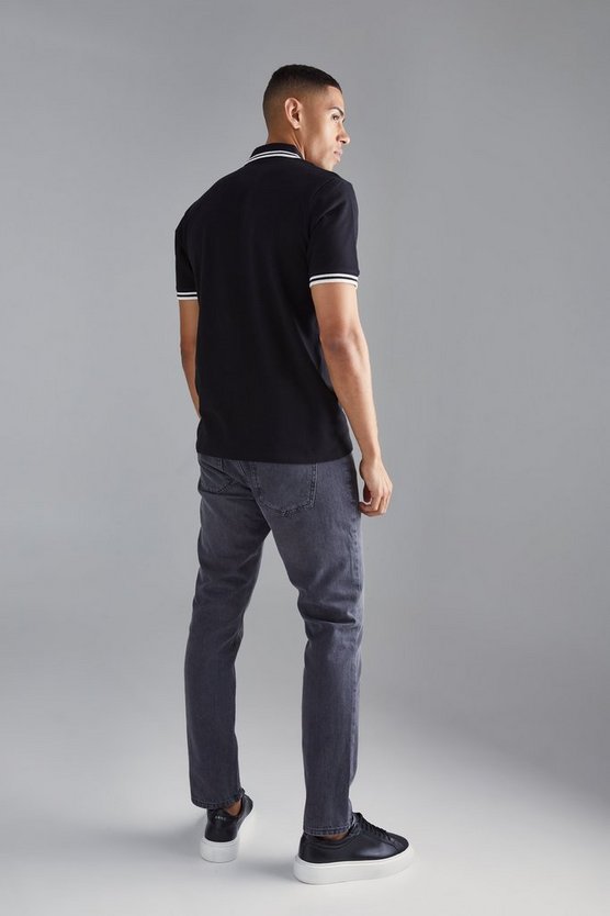 Slim-Fit Pique Poloshirt