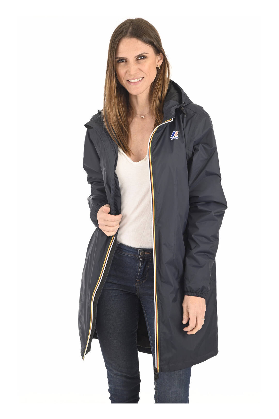 K Way Impermeables Trenchs Unisexe couleur bleu