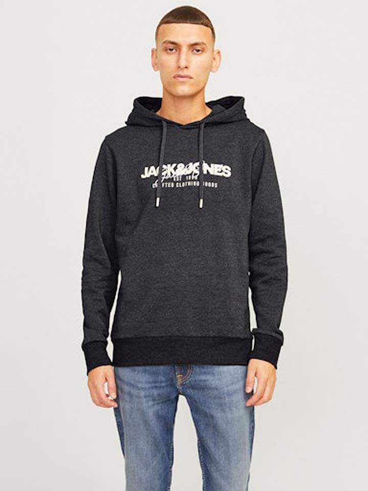 Jack & Jones Hoodie in Anthrazit günstig kaufen