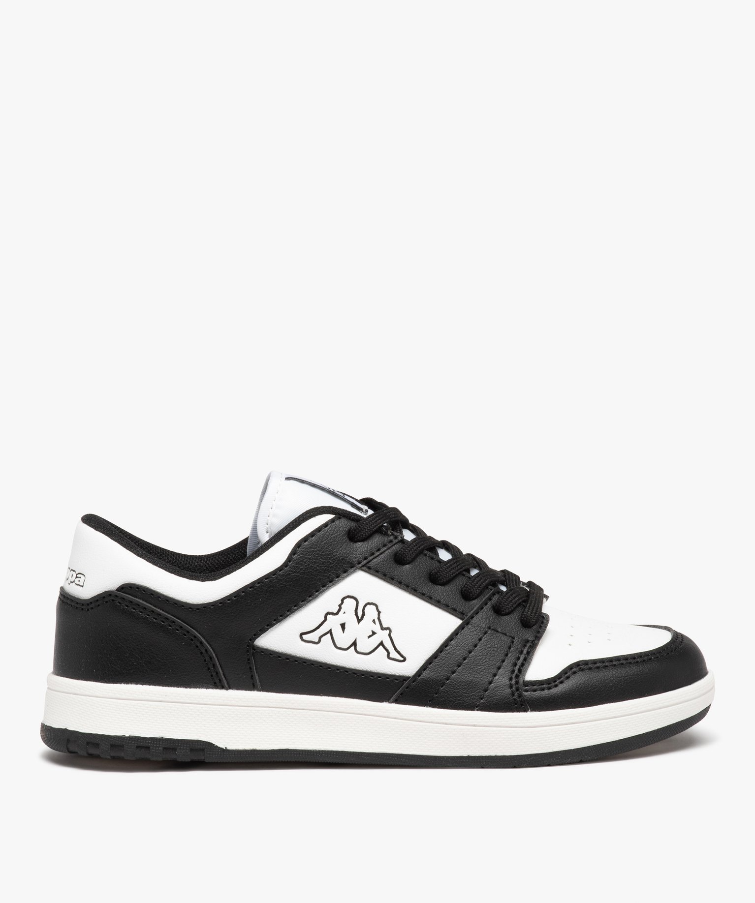 Baskets Garçon bicolores à lacets - Kappa blanc | GEMO