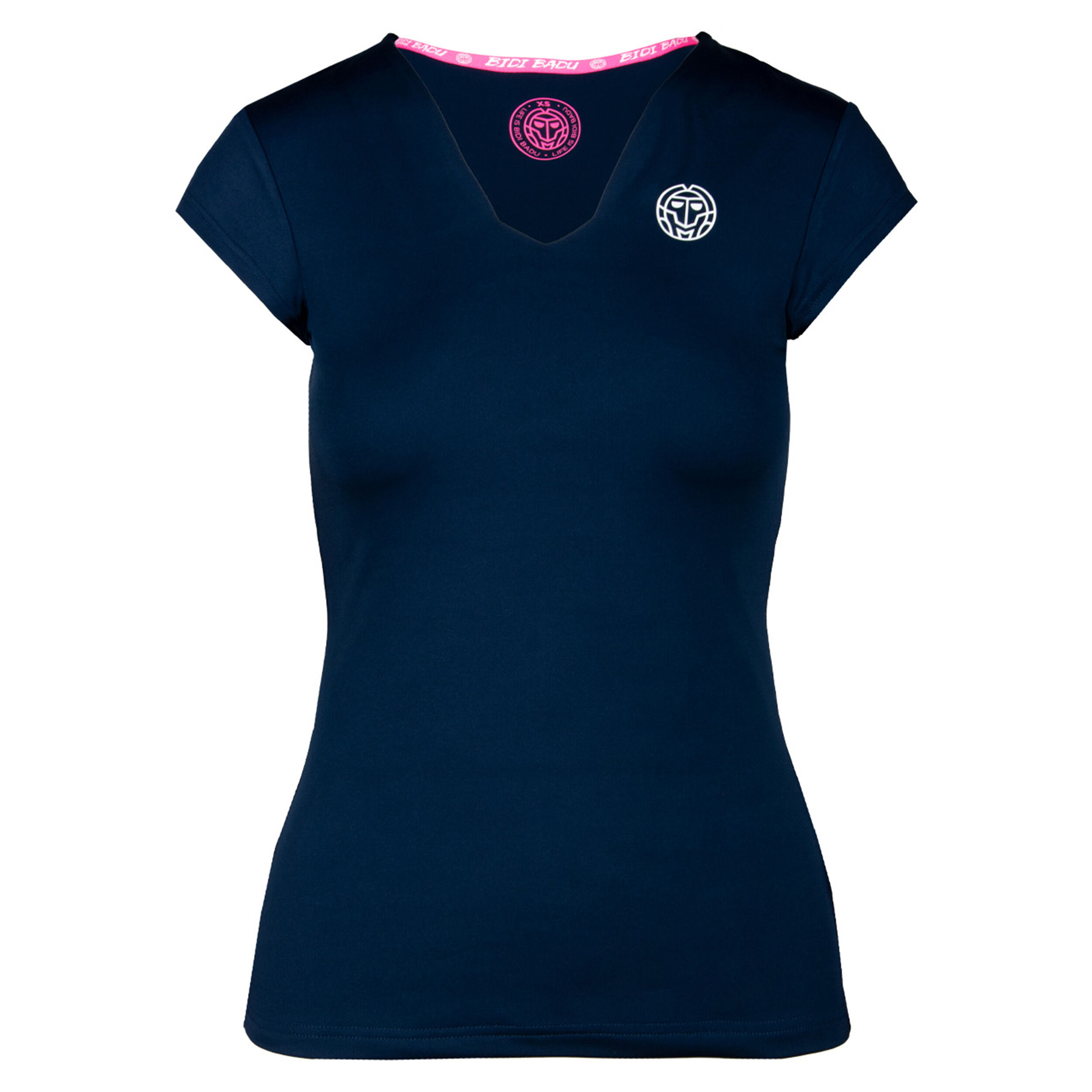 Bella 2.0 Tech V-Neck T-Shirt Damen - Dunkelblau