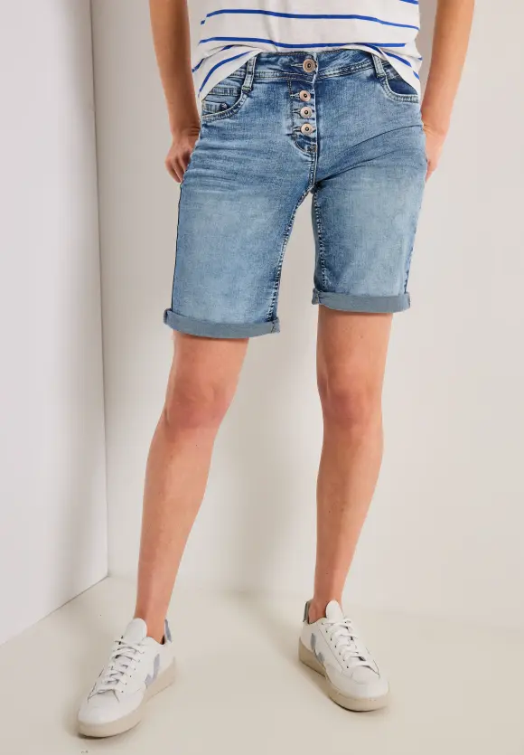 CECIL Loose Fit Jeansshorts