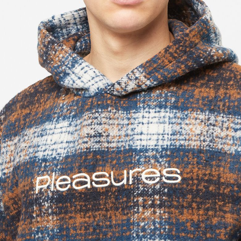 Pleasures Machinist Poncho Hoodie brown/blue