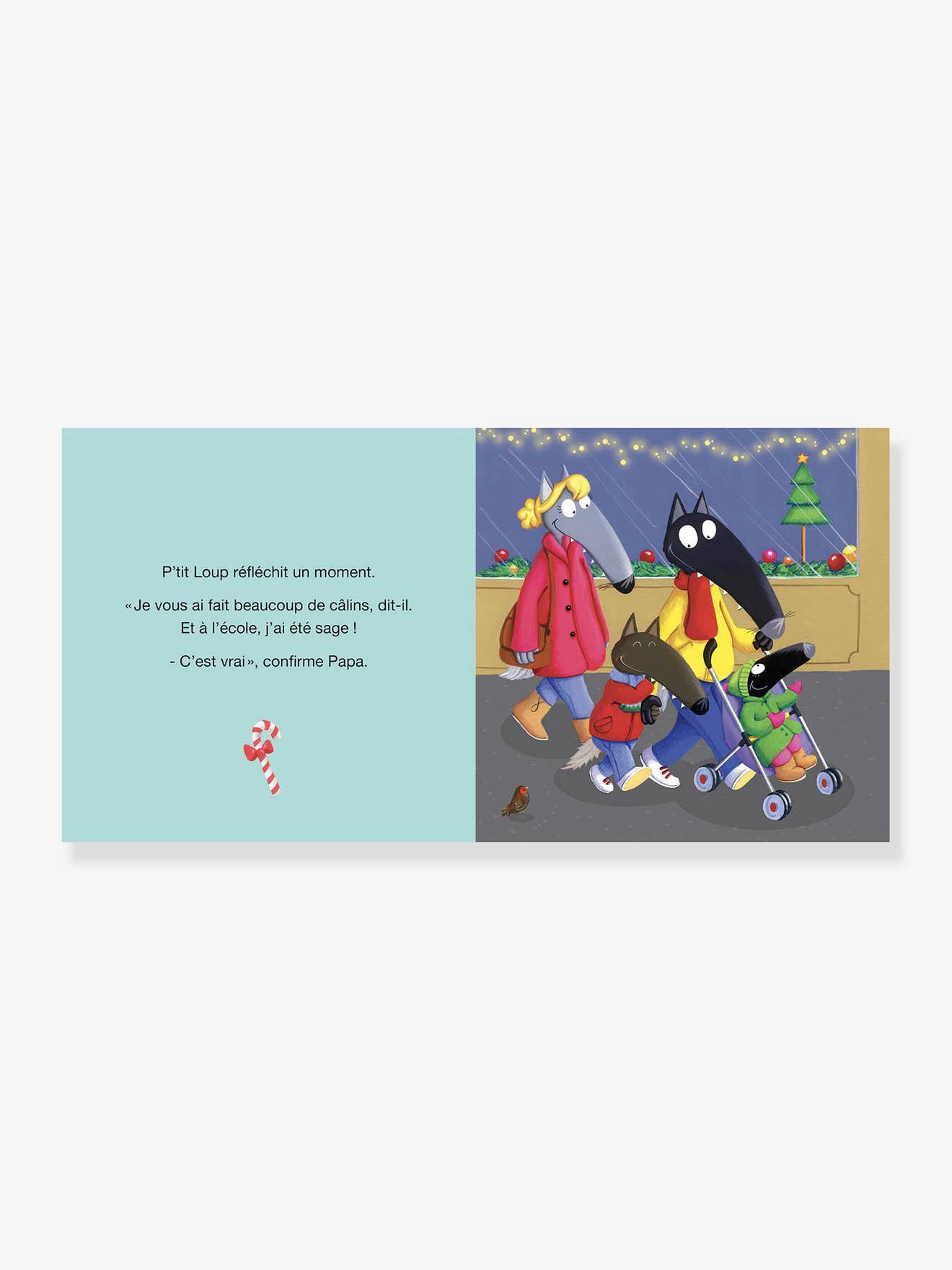 Livre P'tit Loup attend le Père Noël