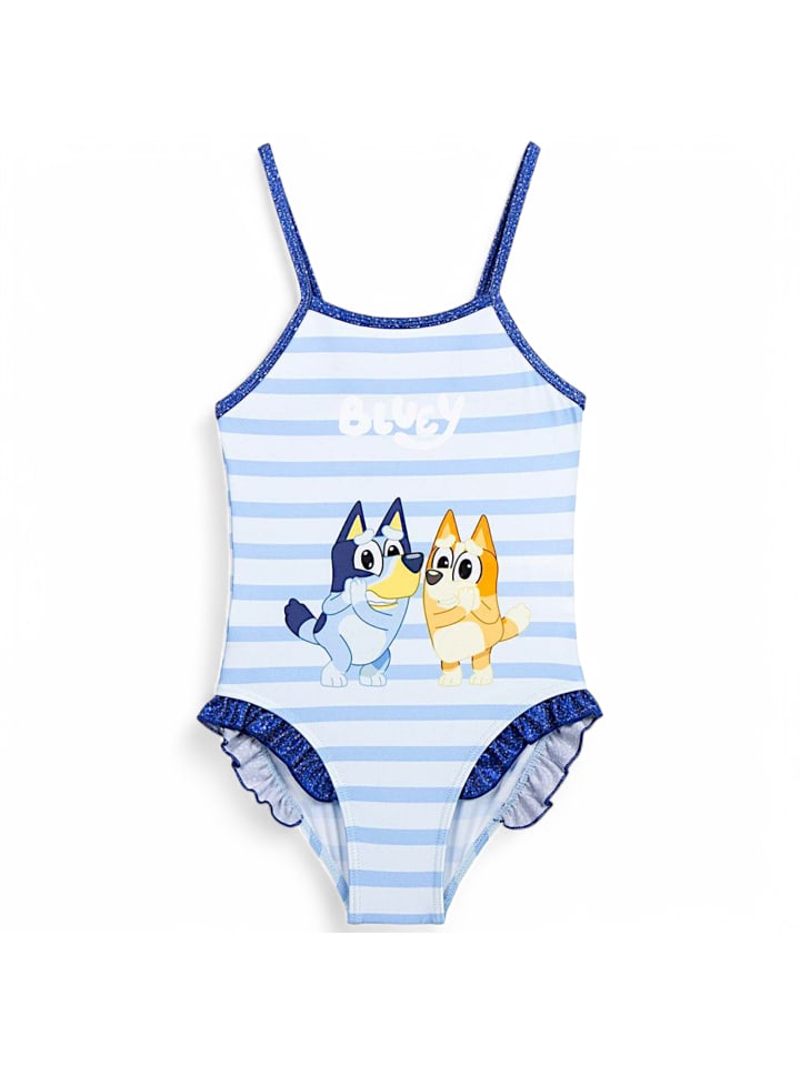 Bluey Badeanzug Bluey mit Rüschendetails  in Hellblau günstig kaufen