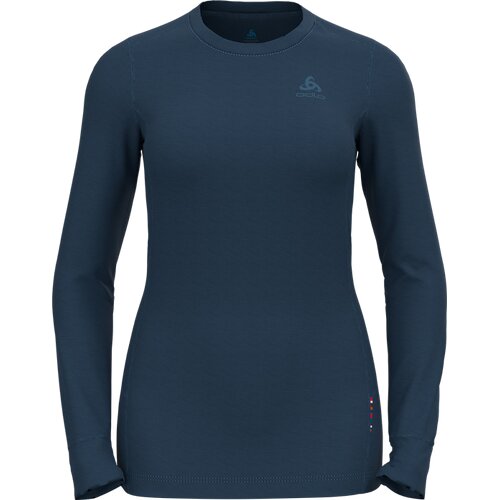 DAMEN LANGARM SHIRT BL TOP CREW NECK L/S MERINO 200