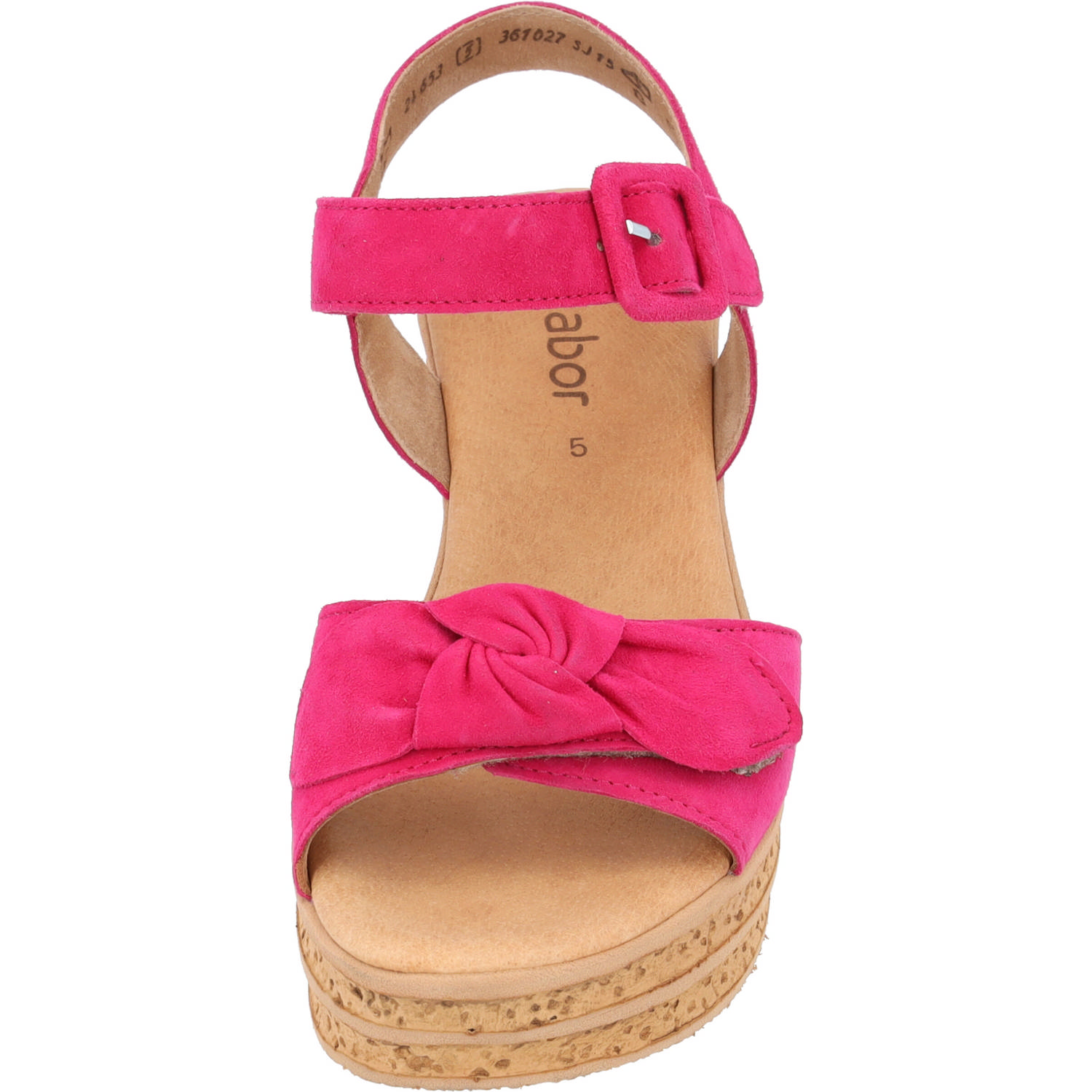 Gabor 24.653, Plateau-Sandaletten, Damen, pink