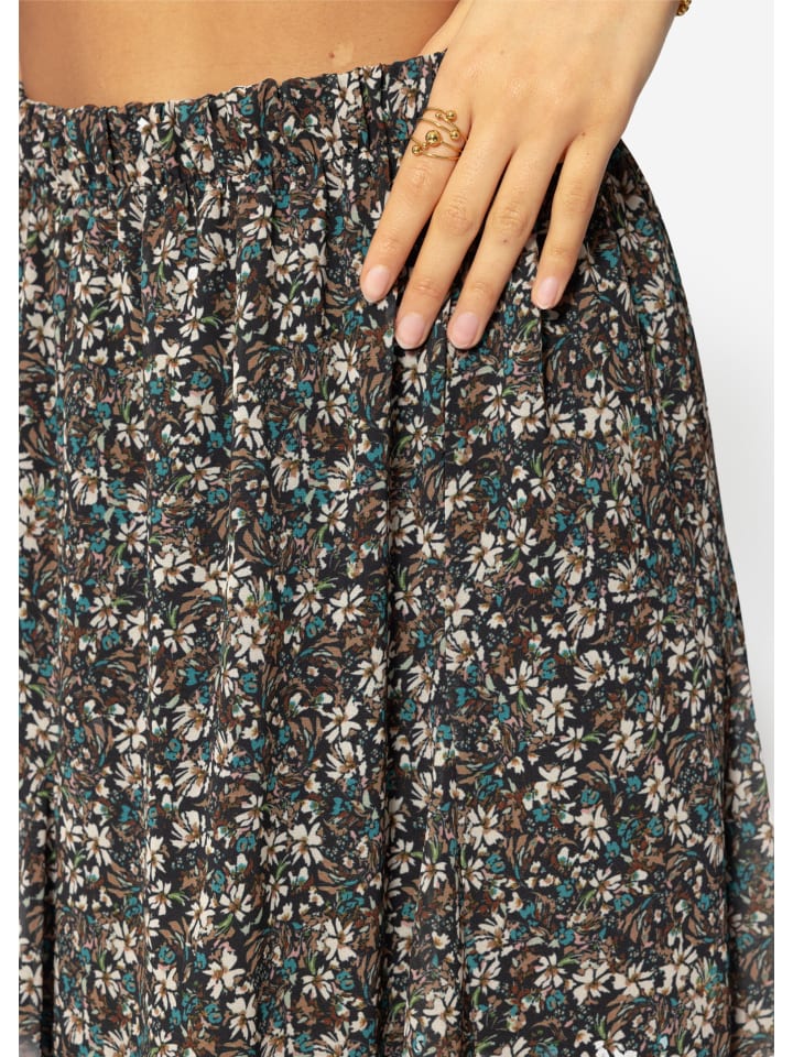 SASSYCLASSY Chiffon Rock in Braun günstig kaufen
