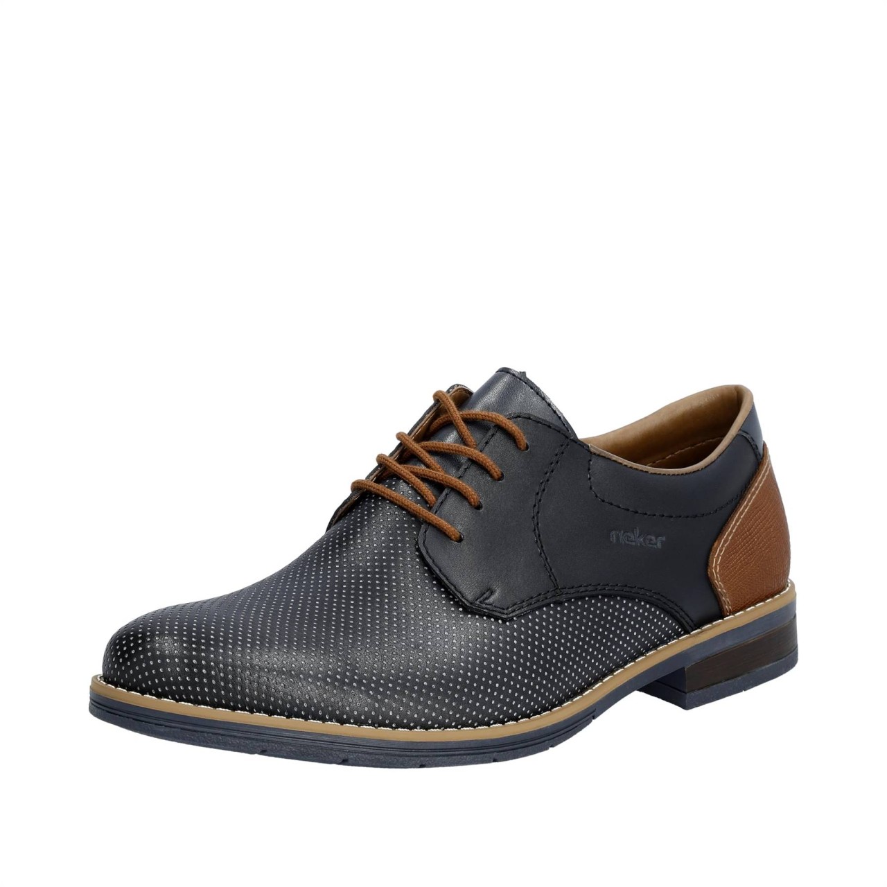 RIEKER Business Schuhe blau