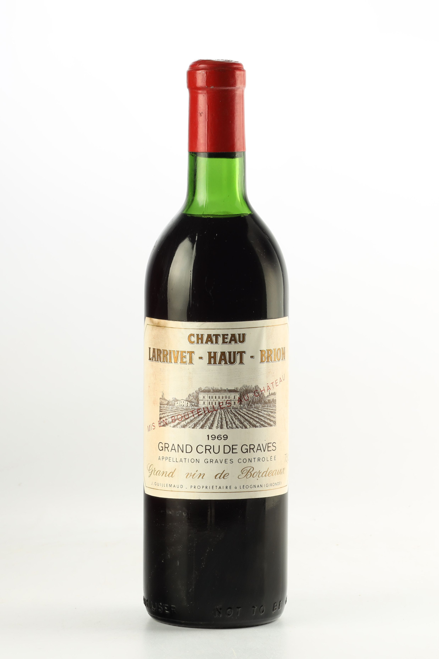 Château Larrivet Haut Brion 1969, Pessac Leognan