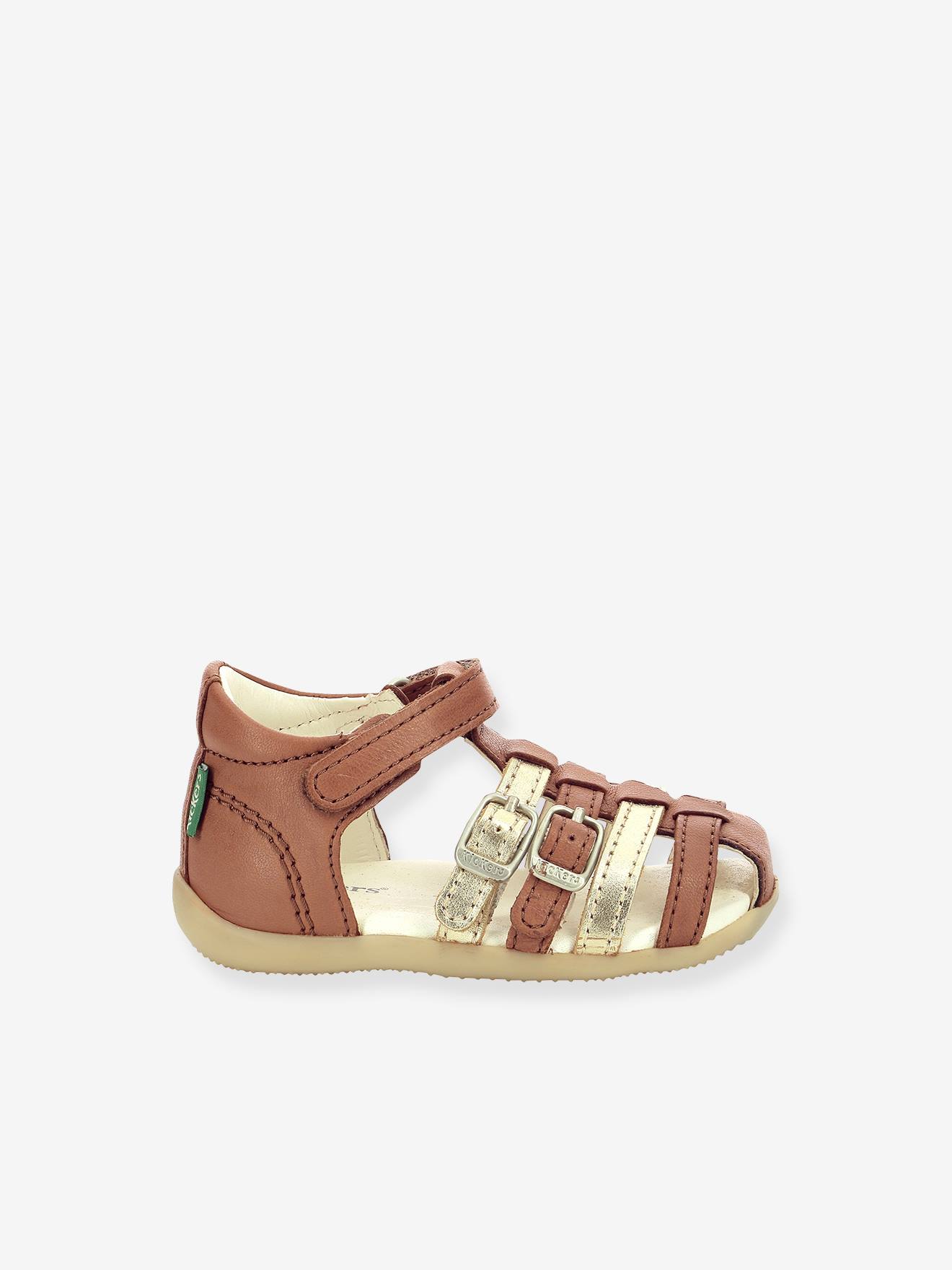 Kickers Kinder Sandalen BIGKRO KICKERS - karamell