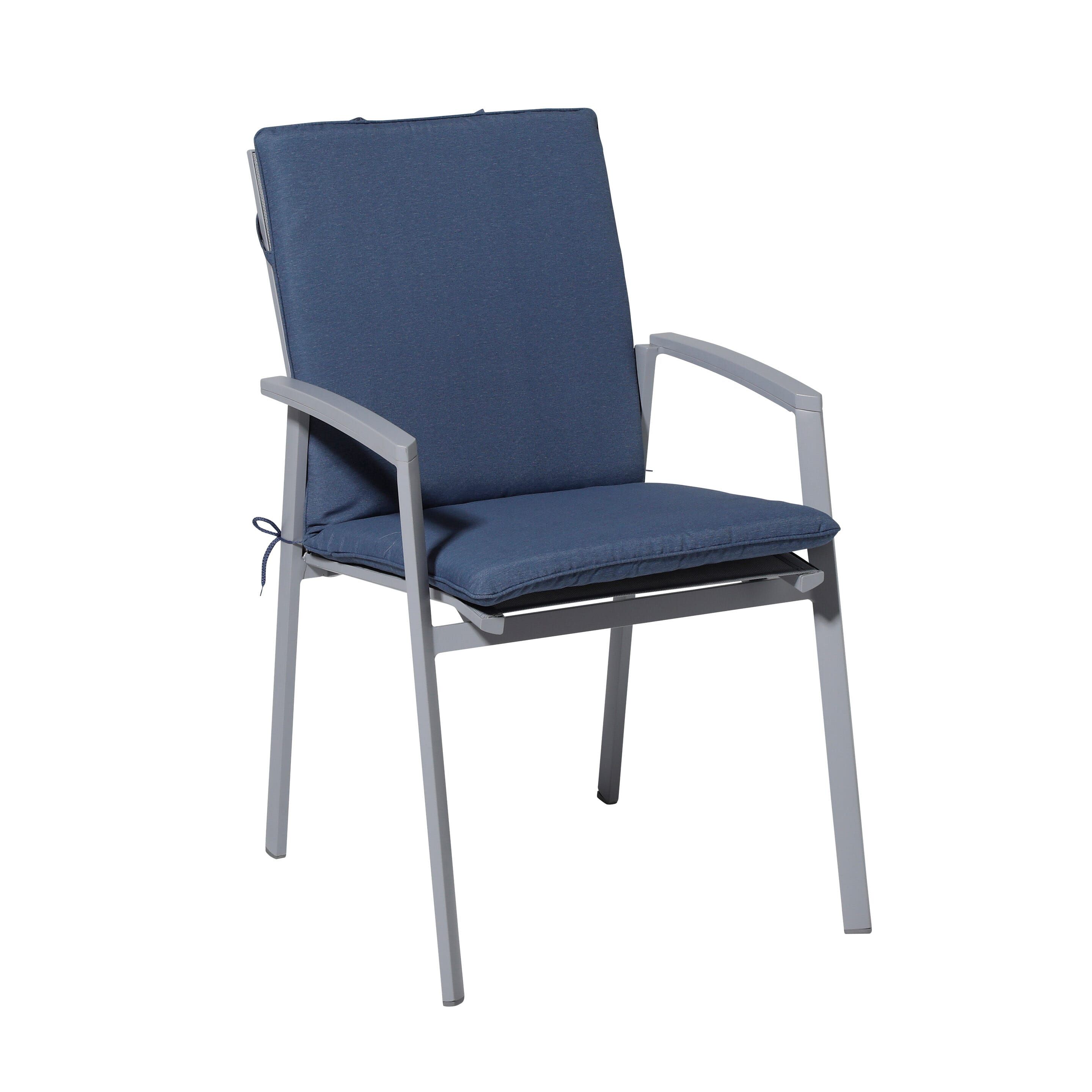 Madison Panama Saphirblau 97 x 49 Stapelstuhlkissen