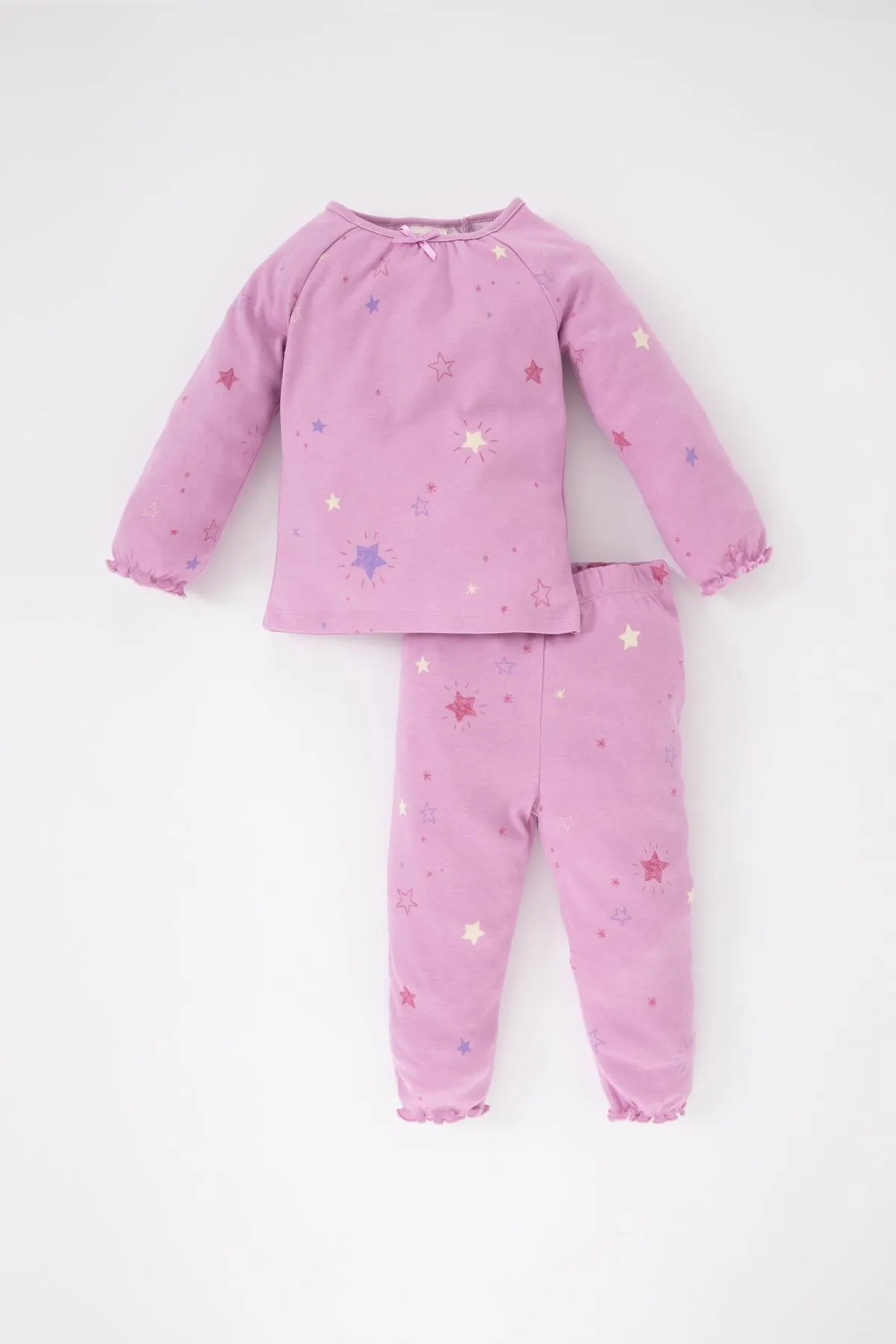 DeFacto  Langarm-Pyjama-Set mit Sternenmuster für Babys