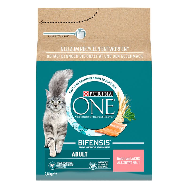 PURINA ONE Adult Lachs & Vollkorngetreide zu TOP-Preisen | bitiba