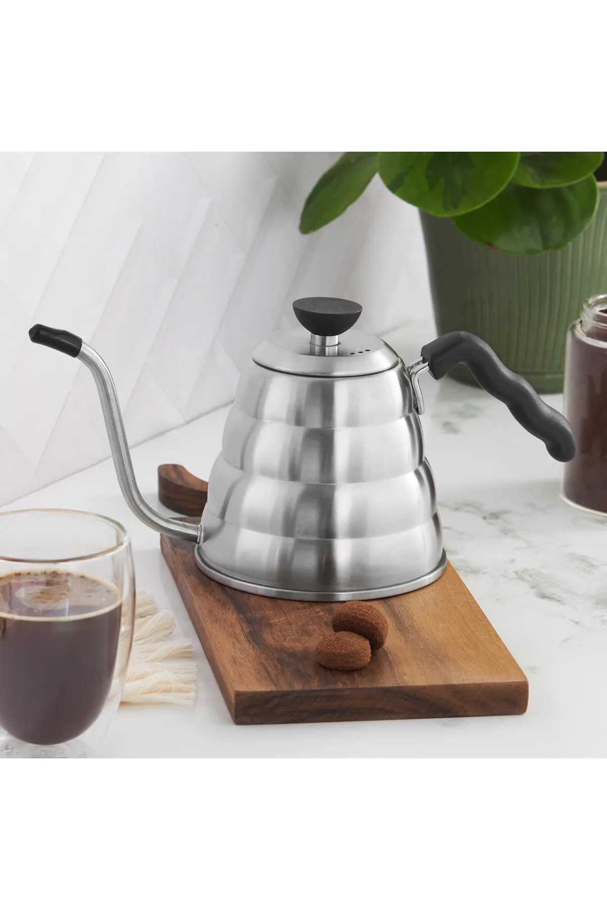 Karaca  Edelstahl Kaffee Wasserkocher 1200 ml