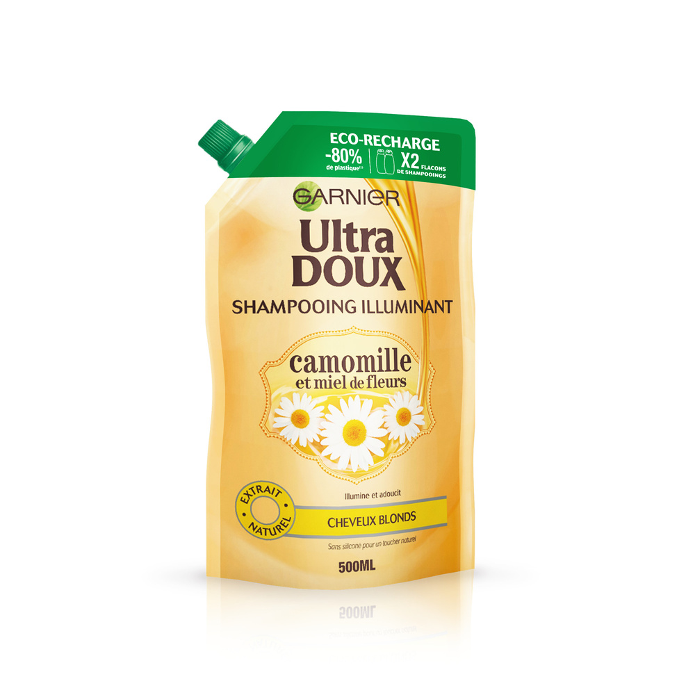 garnier Ultra Doux Camomille Shampooing ecorecharge illuminant